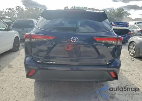 2023 Toyota Highlander Hybrid Le из США, поврежденный, VIN 5TDZARAH1PS019449